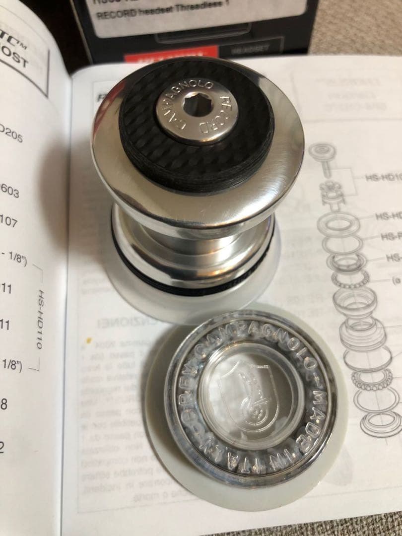 Campagnolo Record アヘッド用ヘッドセット 1サイズ 未使用品