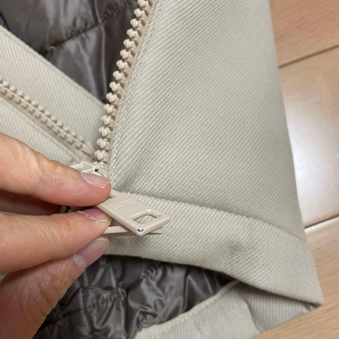 美品 HERNO ダイアゴナルスキューバダブルジップフーディーブルゾン