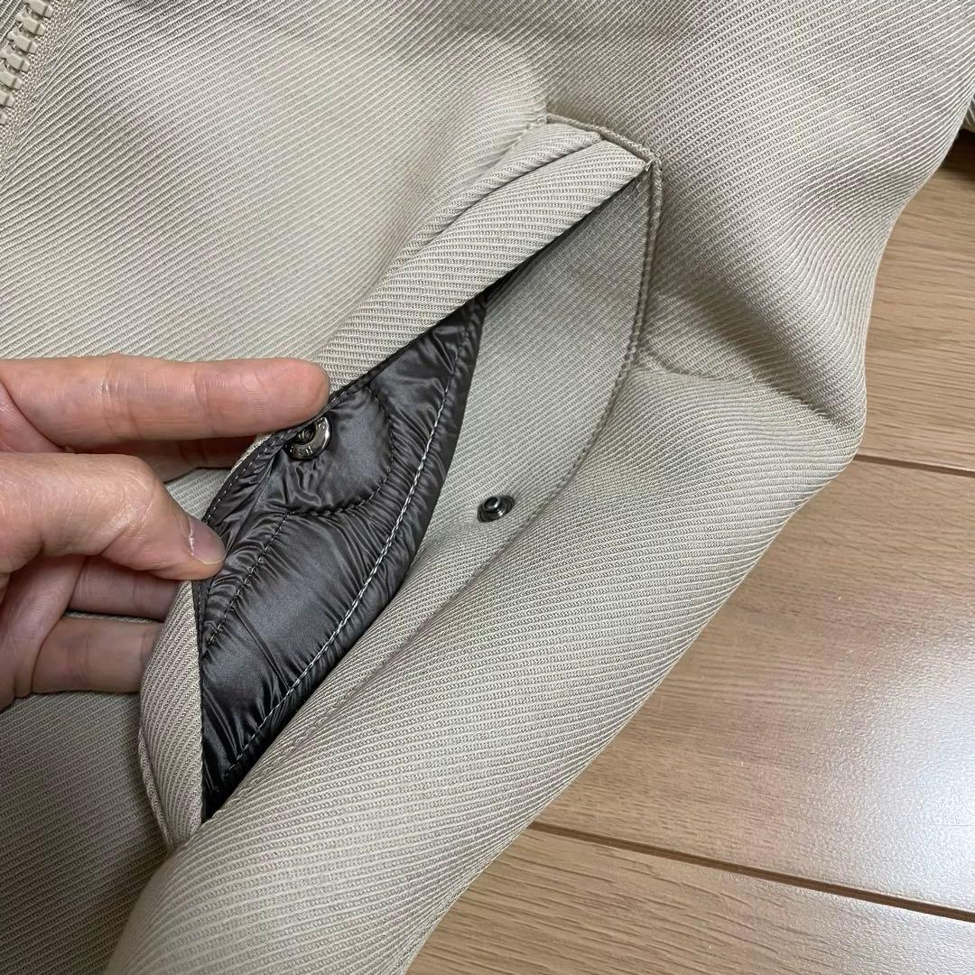 美品 HERNO ダイアゴナルスキューバダブルジップフーディーブルゾン