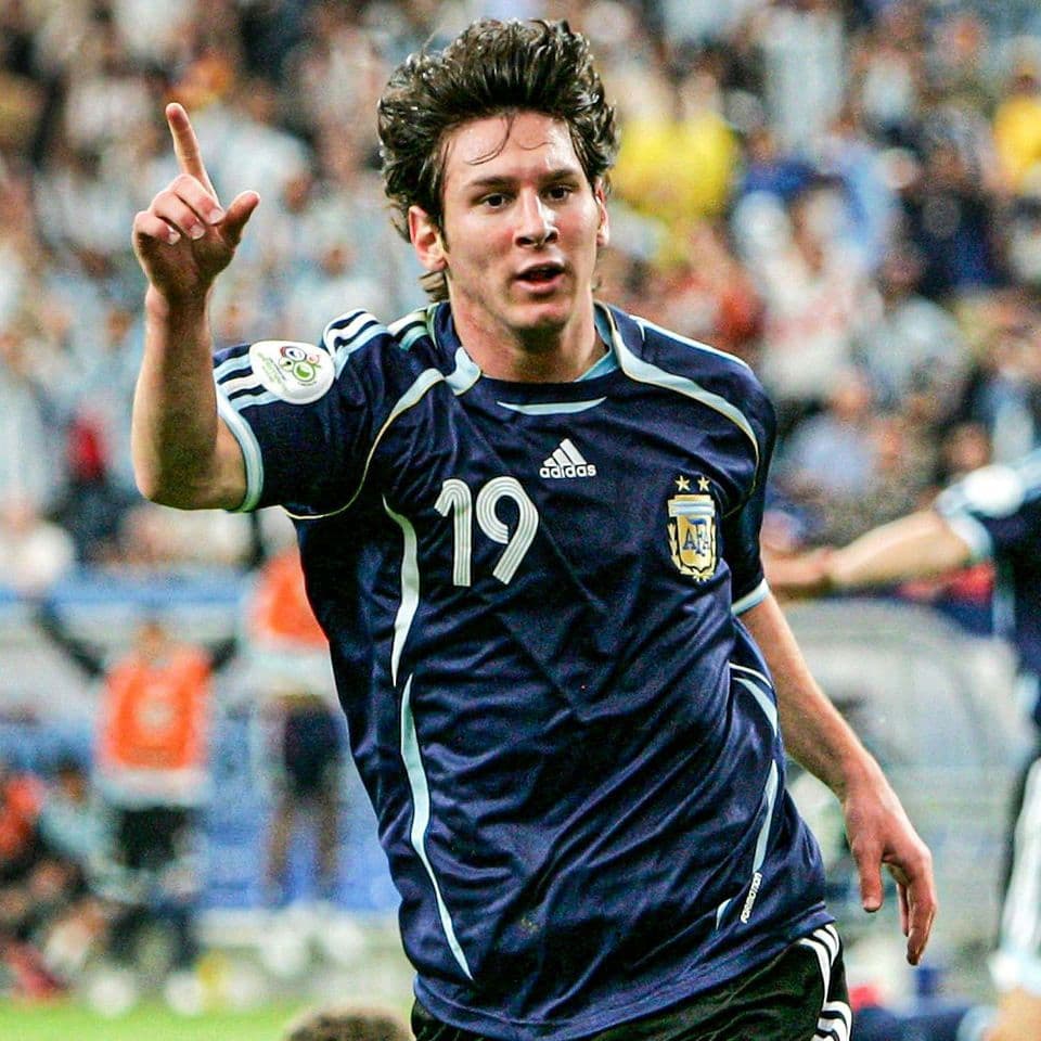 アルゼンチン代表 メッシ ユニフォーム 2006年ドイツW杯