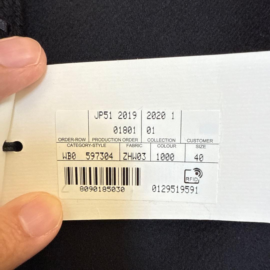 GUCCI グッチ ライオン ロングコート ブラック 40 黒