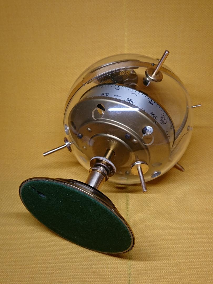 西ドイツ　温湿度計　気圧計　置物　インテリア　工芸品　美術品　A2550