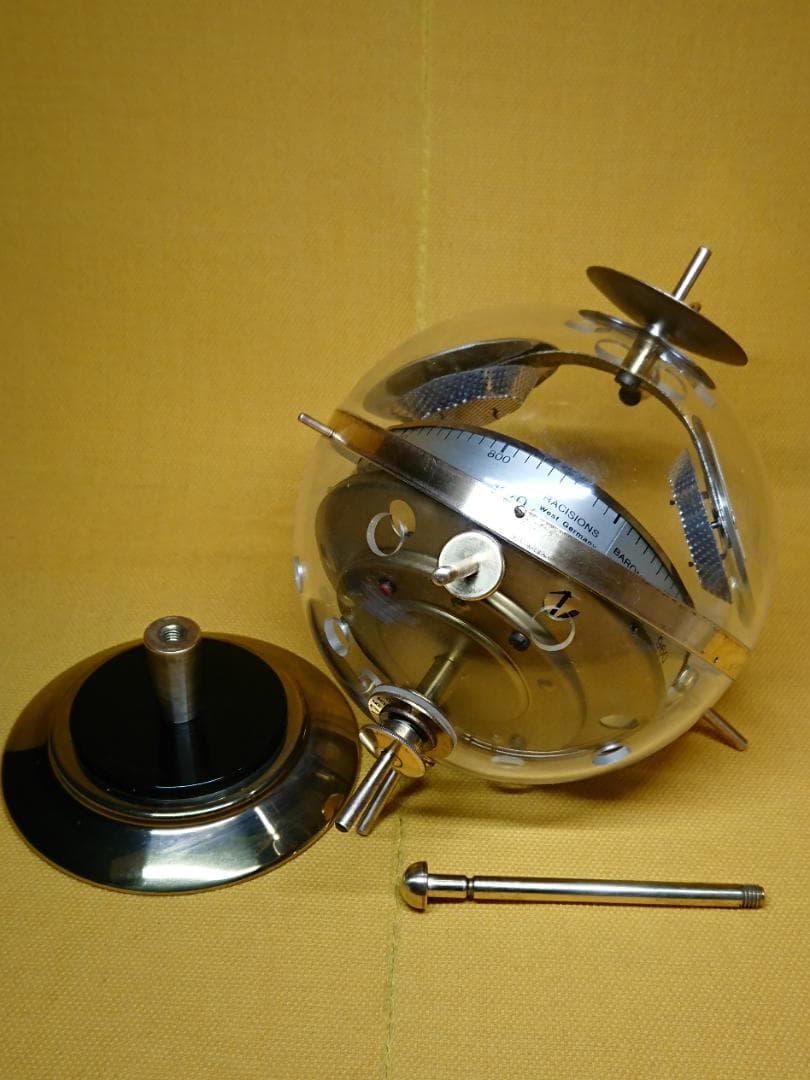 西ドイツ　温湿度計　気圧計　置物　インテリア　工芸品　美術品　A2550