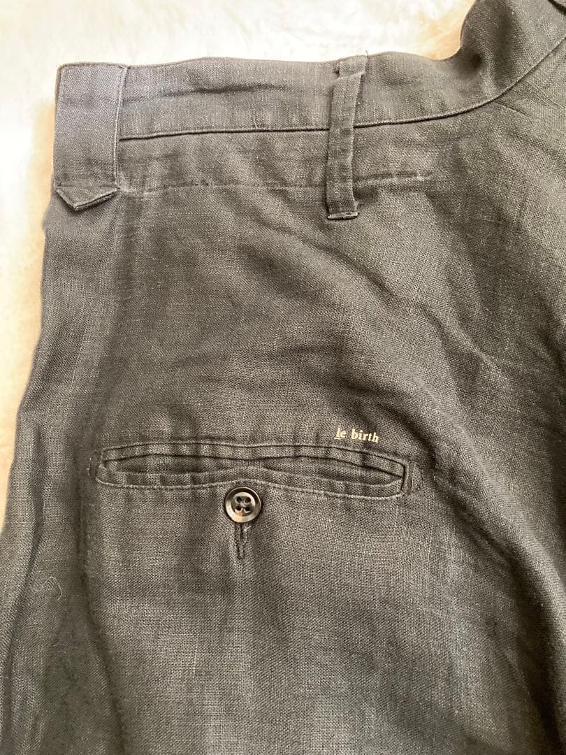 希少！入手困難　Y2K 本物　PPFM リネン　サルエルパンツ　2way 黒