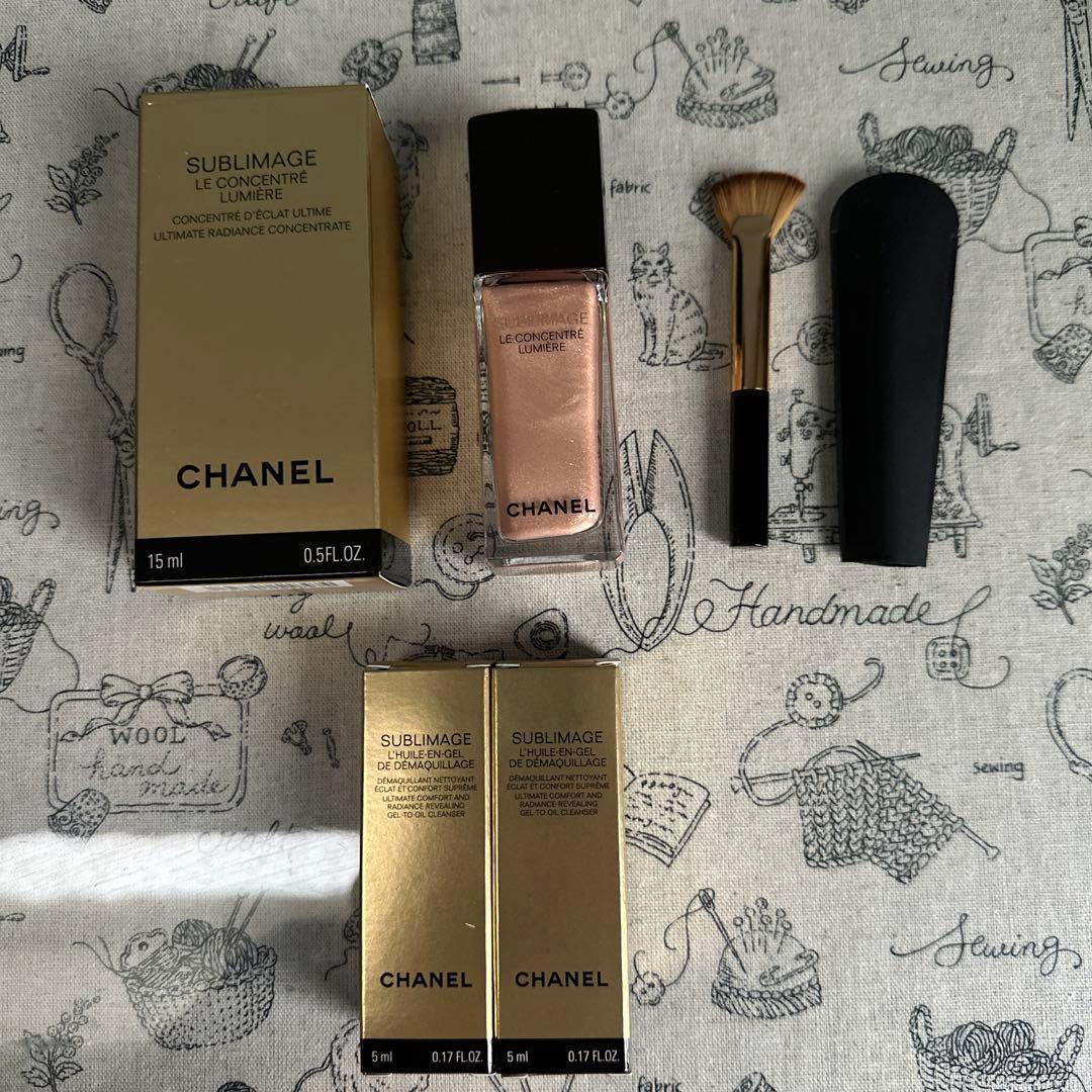 シャネル サブリマージュ ル コンサントレ ルミエール フェイスカラー