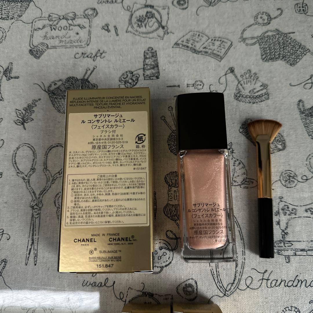 シャネル サブリマージュ ル コンサントレ ルミエール フェイスカラー