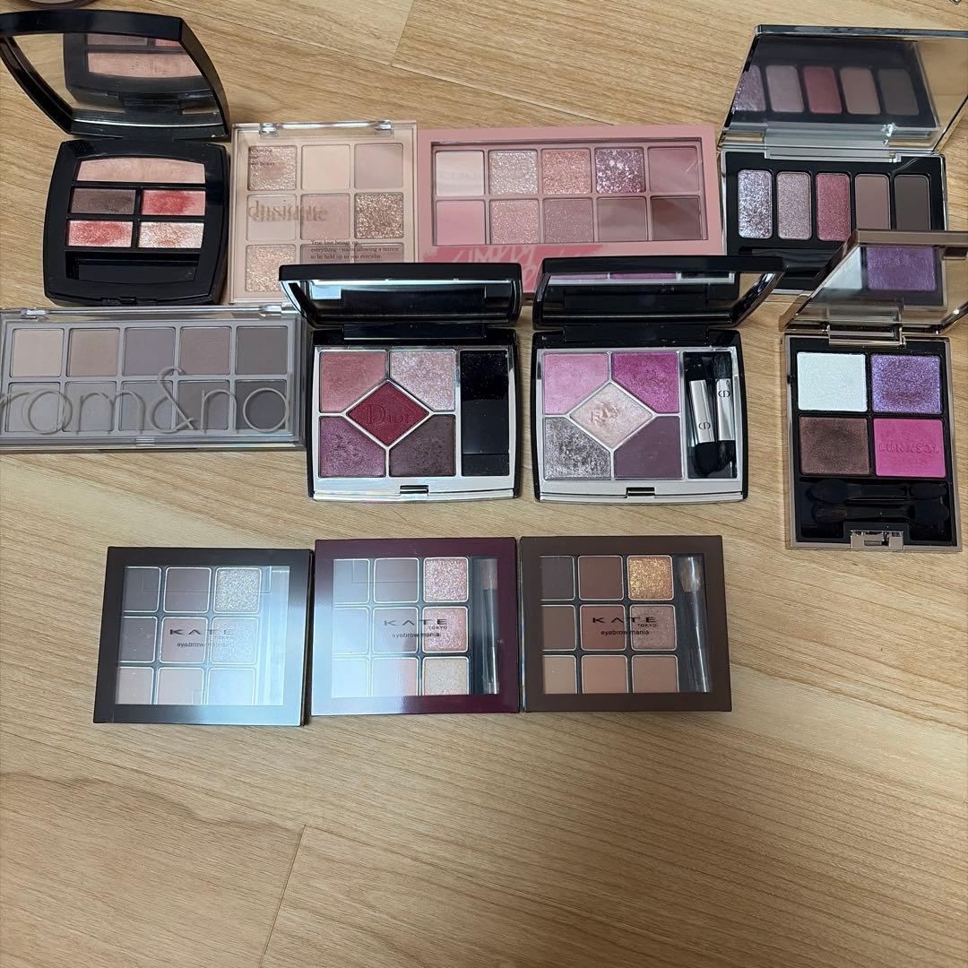 アイシャドウパレットセット（Chanel, Diorなど）