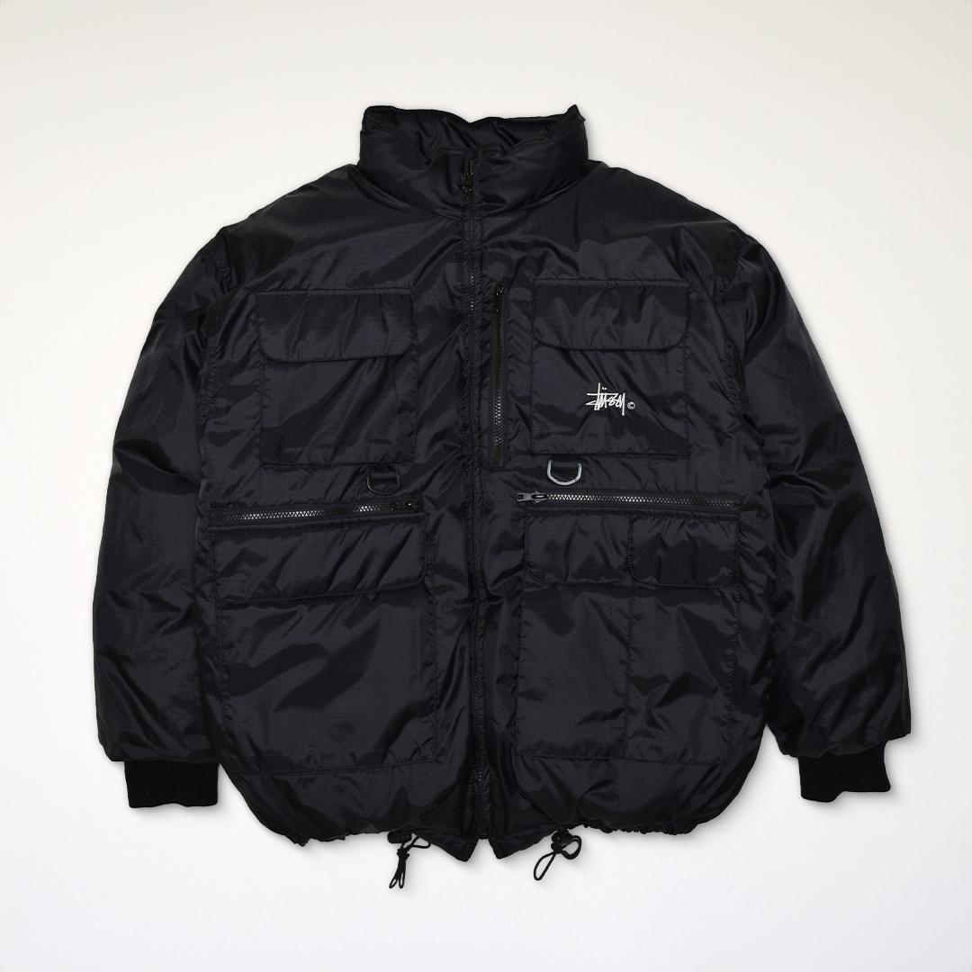 90s OLD STUSSY リバーシブルフィッシングダウンジャケット - メルカリ