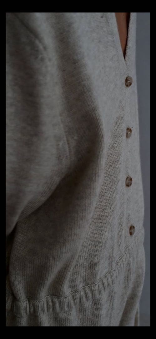 etre tokyo Vネックニットオールインワン