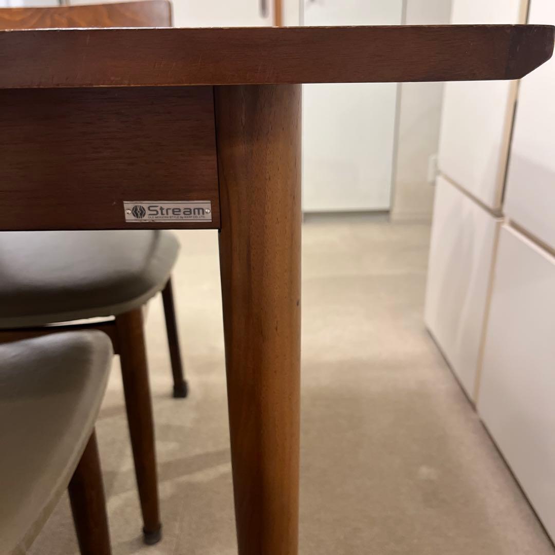 引取り限定Karf Streamダイニングテーブル チェア5点セット