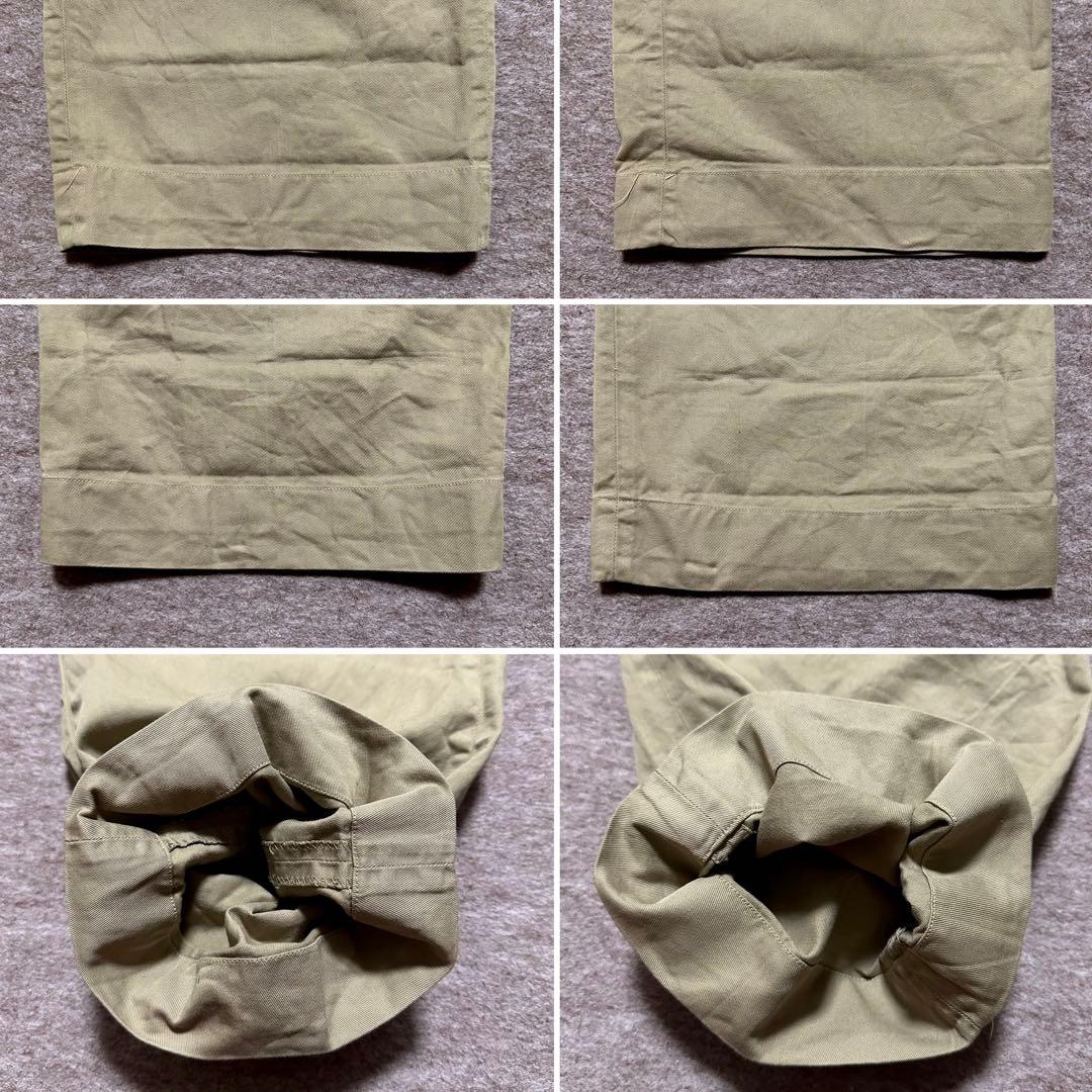 USMC チノパン カーキ フラップポケット トラウザーズ 米軍 実物 60s