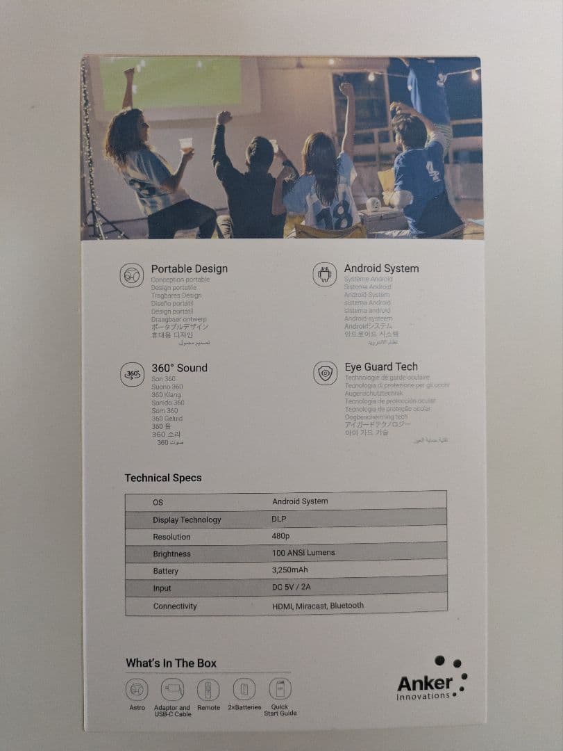 プロジェクター NEBULA ASTRO Pocket Cinema