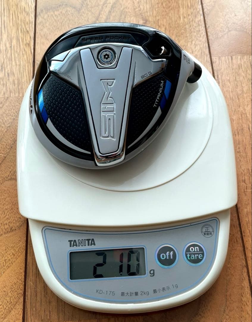 【美品】テーラーメイド SIM フェアフェイウッド 3W 15度 *ヘッドのみ