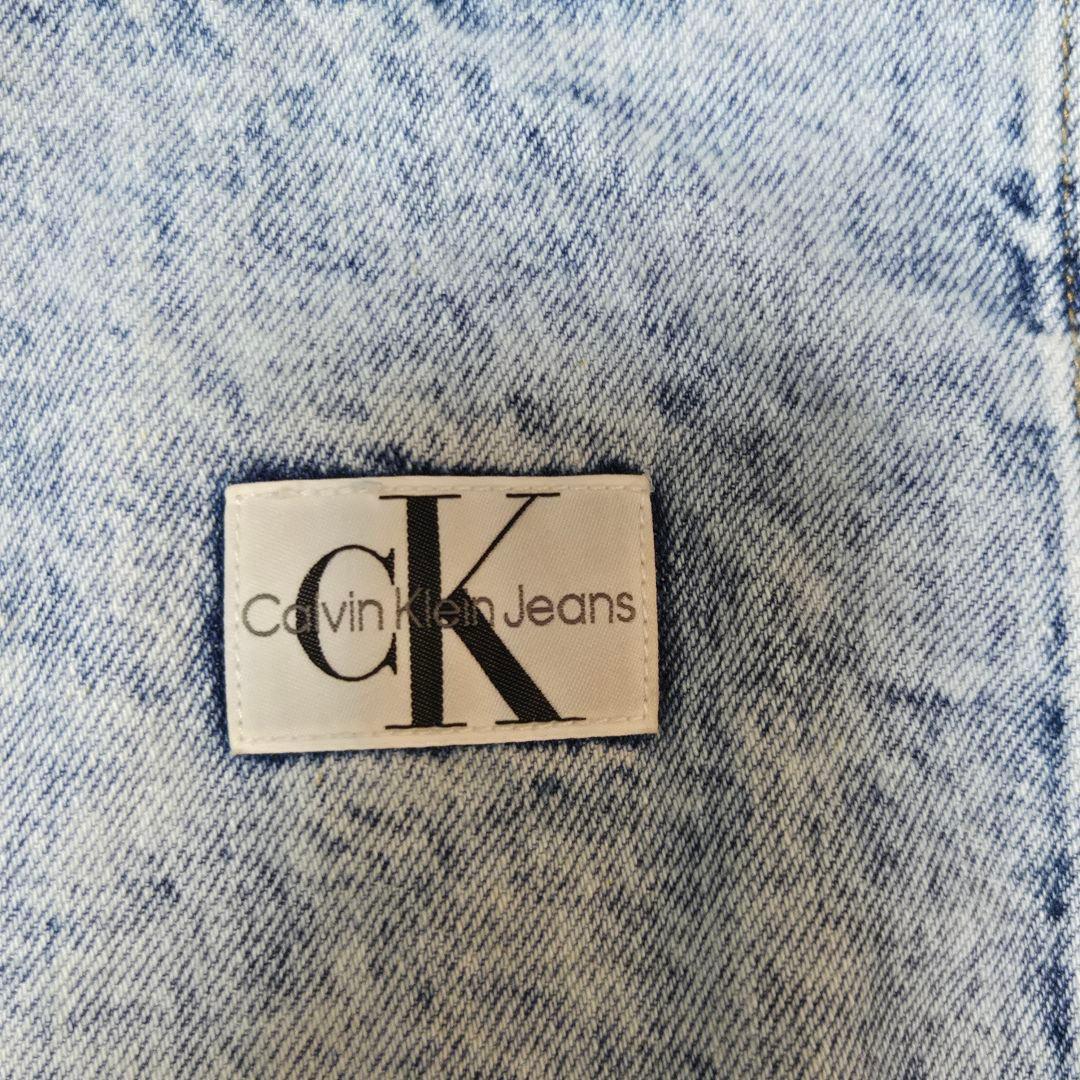 カルバンクライン　ジーンズ カバーオール リニア シャツジャケット デニム XL