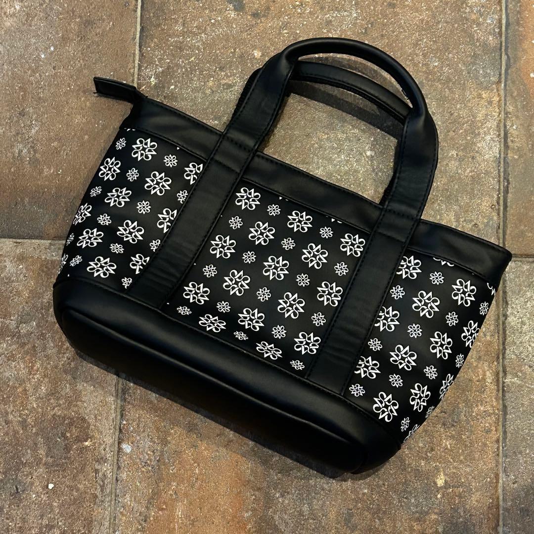 ST ANDREWS セントアンドリュース カートバッグ 総柄　ブラック