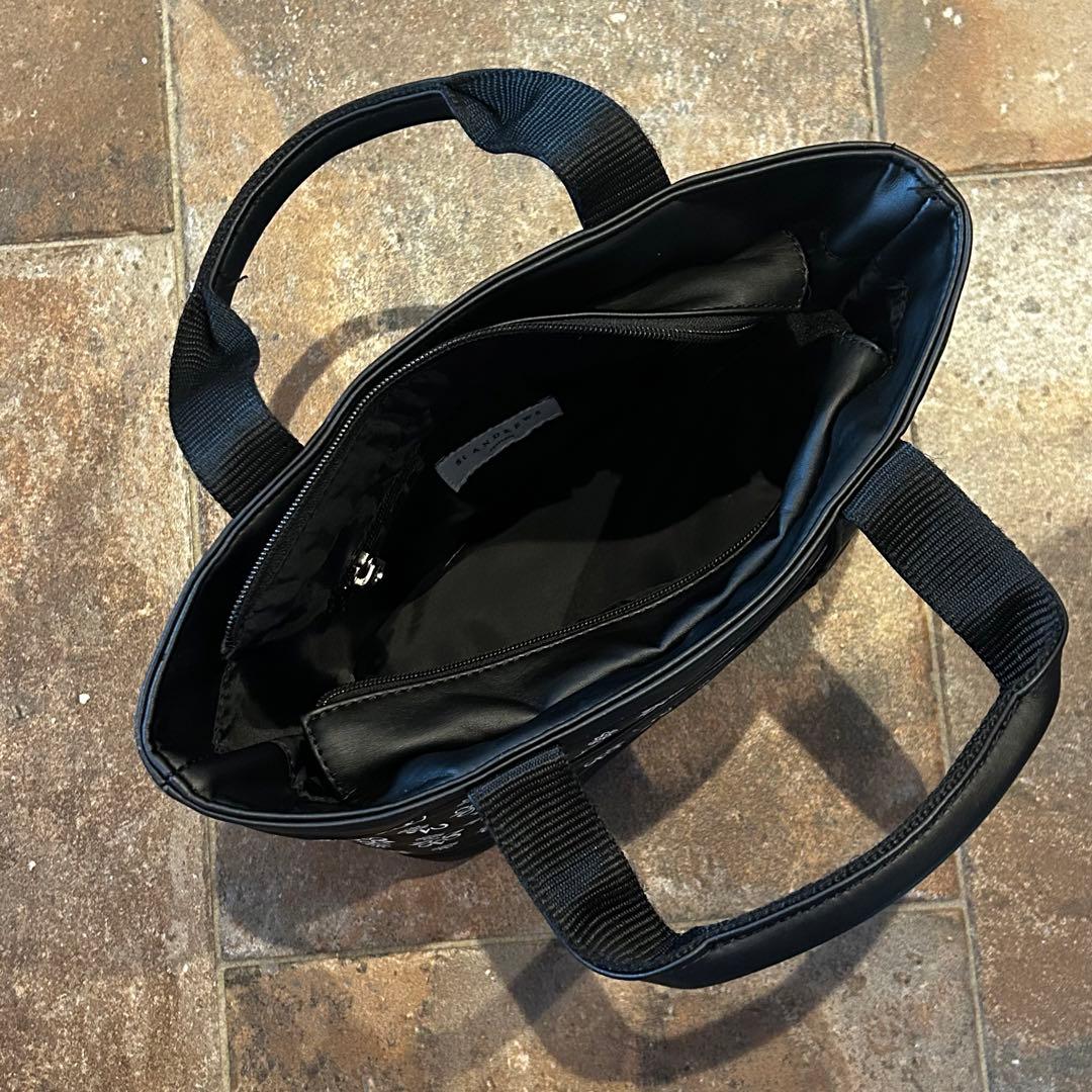 ST ANDREWS セントアンドリュース カートバッグ 総柄　ブラック