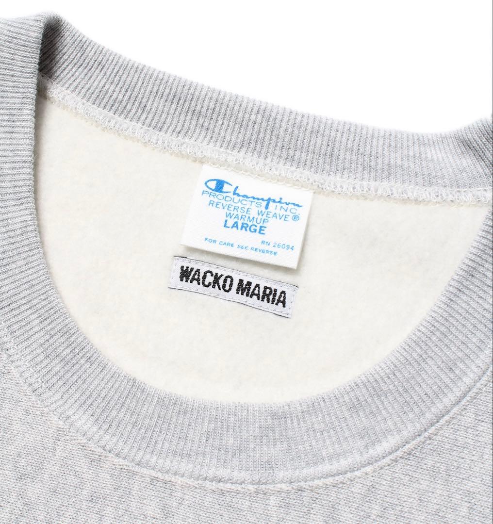 ワコマリア　リバースウィーブ　チャンピオン　スウェット　Lサイズ　グレー