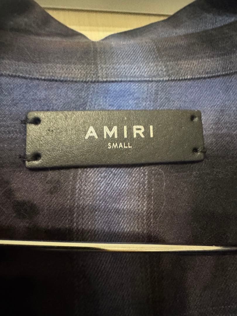 AMIRI グラデーションチェックシャツ S