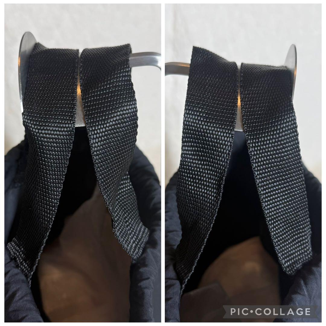 ヒステリックグラマー ナイロン ナップサック2way ヒスガール ブラック