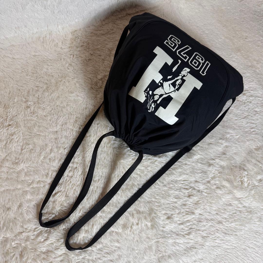 ヒステリックグラマー ナイロン ナップサック2way ヒスガール ブラック