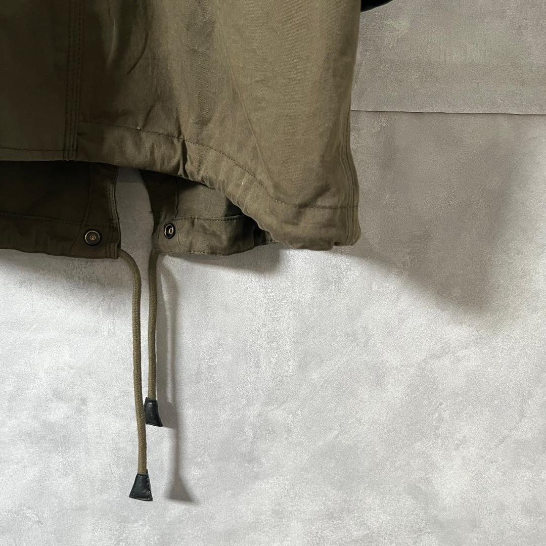 DIESEL タグ付 インド製 袖レザー m-51型 モッズコート N188