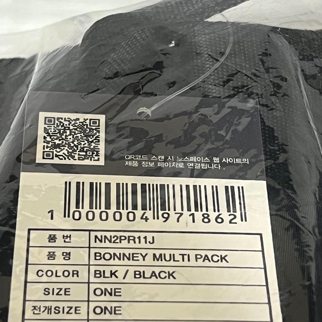 【韓国限定】THE NORTH FACE ボニーマルチパック ブラック リュック