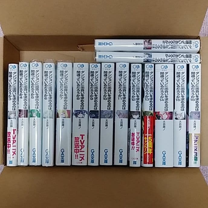 ダンまち 小説 全巻 (1から16巻) - メルカリ