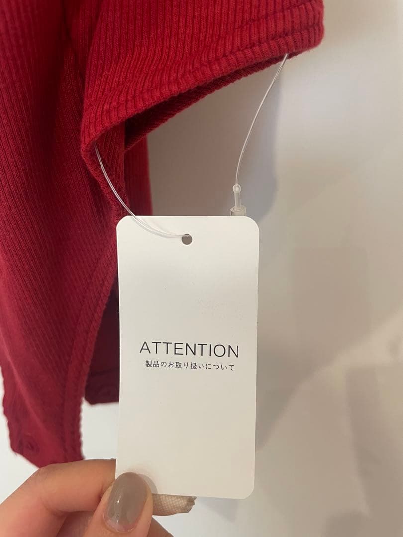 トップス POPPY Heart button leotard