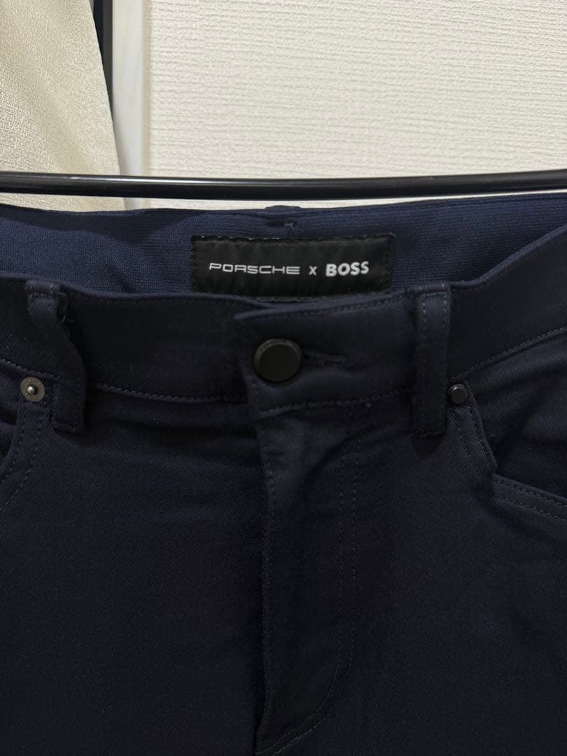 美品　32サイズ　Porsche x BOSS ネイビー スリムフィットデニム