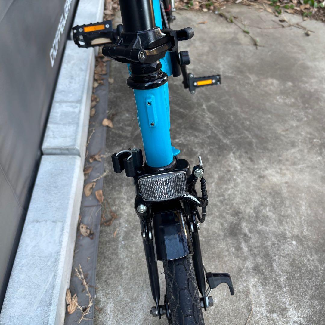 美品】BROMPTON BLACK Edition 青S2L おまけ付き - メルカリ