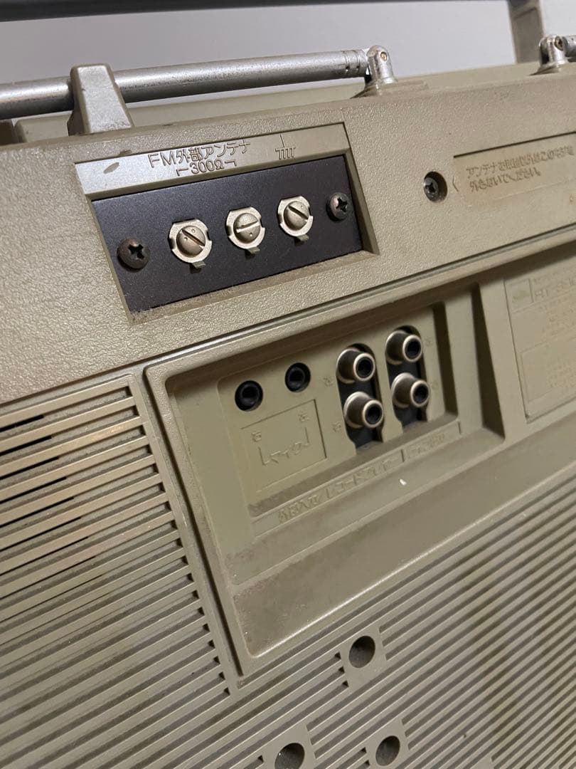 昭和レトロ　東芝ステレオラジオカセットレコーダー　RT-S90 通電確認しました