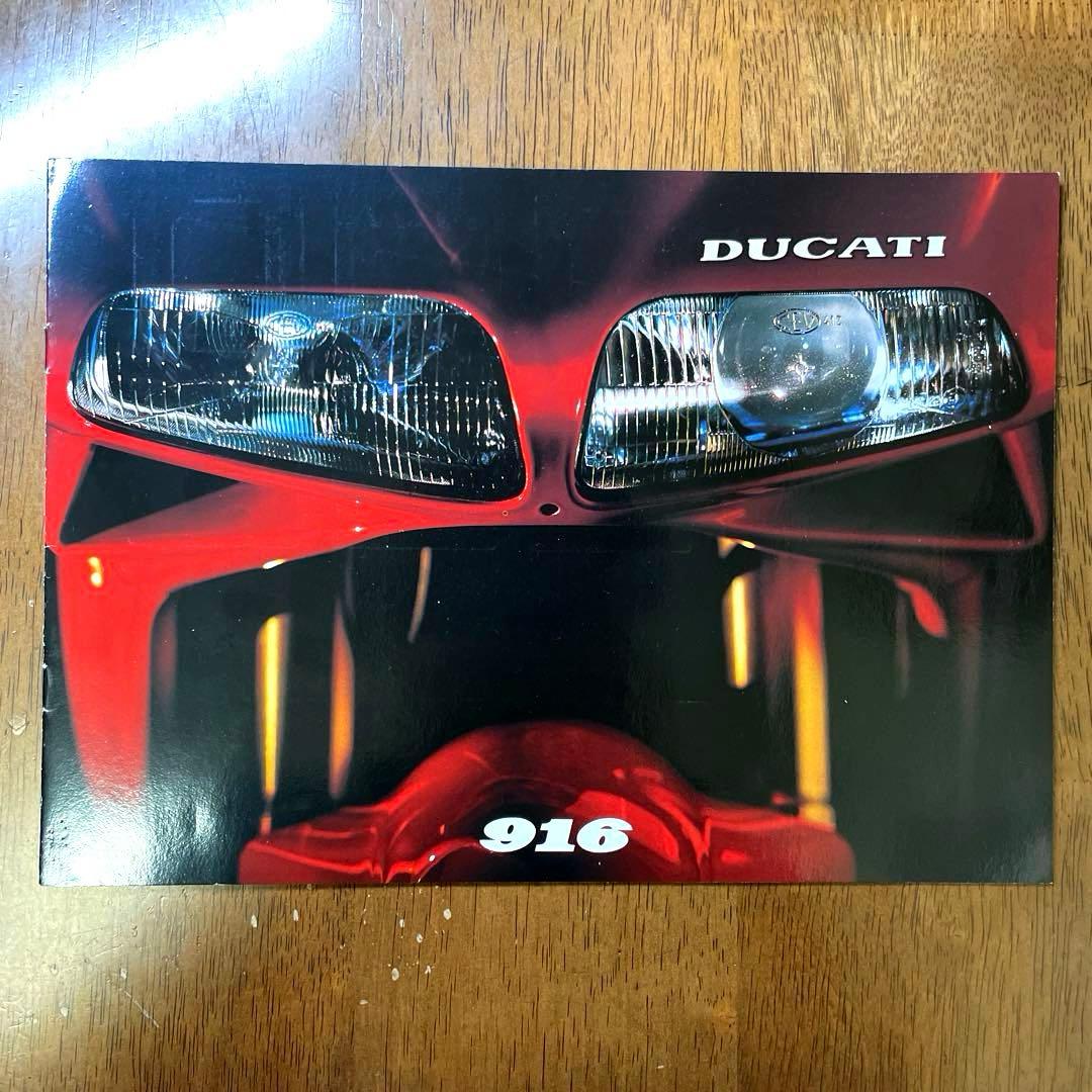 DUCATI 916 本国版・初期カタログ【超希少】SBKケース入り