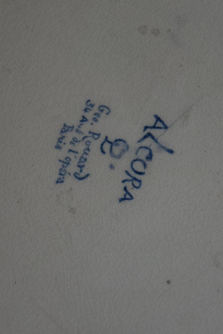 希少2枚組 パリ・オペラ窯 プレート平皿 フランスアンティーク - メルカリ