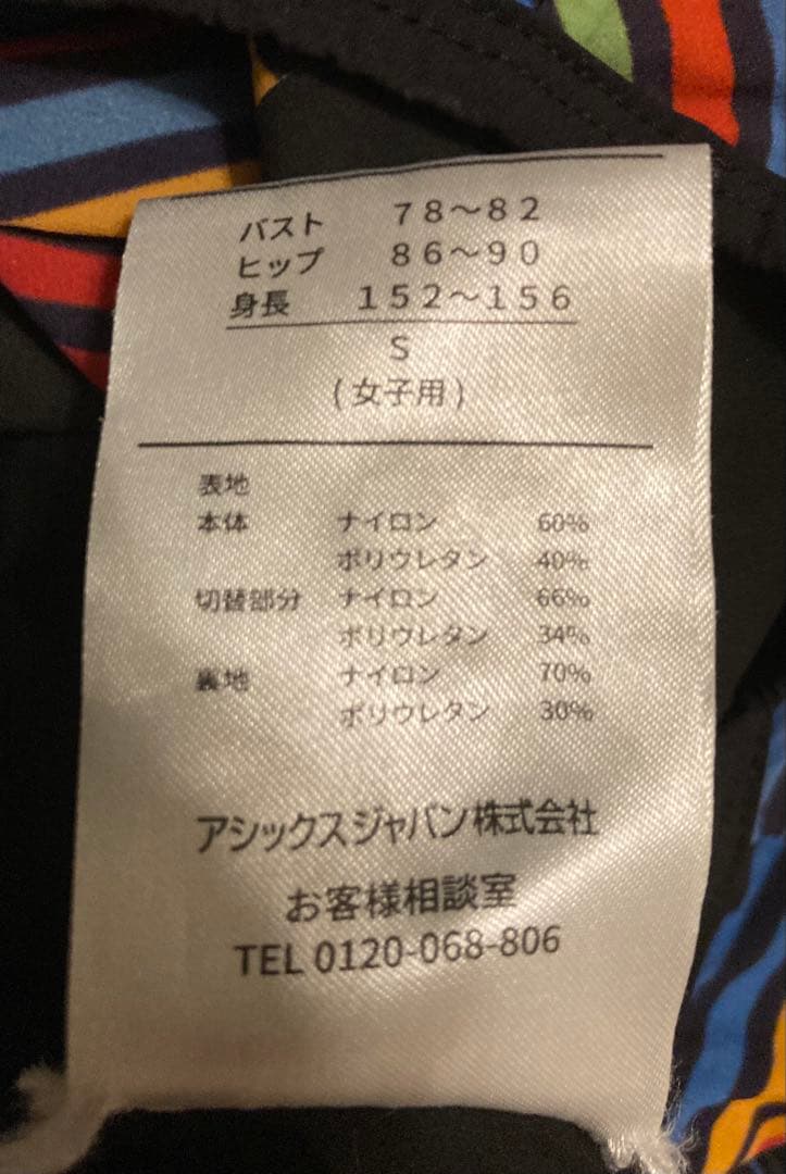 競泳水着　高速水着　アシックス　トップインパクト　3〜5回使用