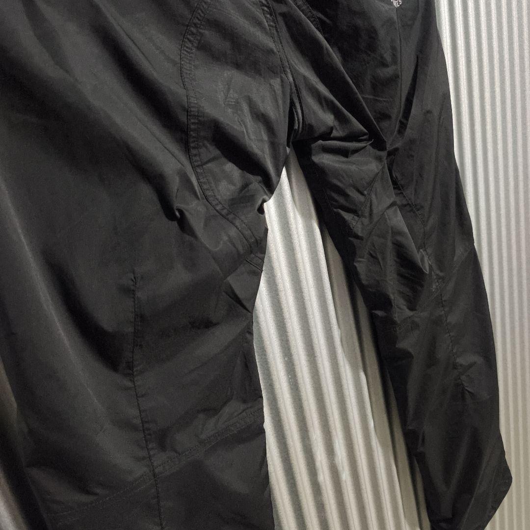 パーリーゲイツ ゴルフ ナイロンパンツ 黒 刺繍ロゴ スポーツ サイズ6