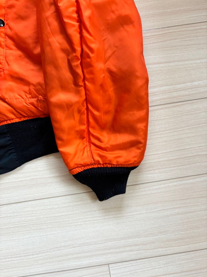 USA製 80s アルファインダストリーズ MA-1 M ブラック 黒