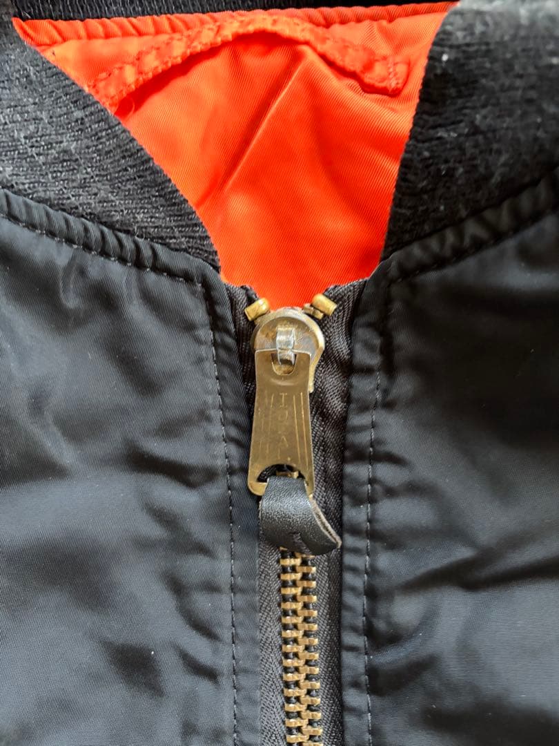 USA製 80s アルファインダストリーズ MA-1 M ブラック 黒