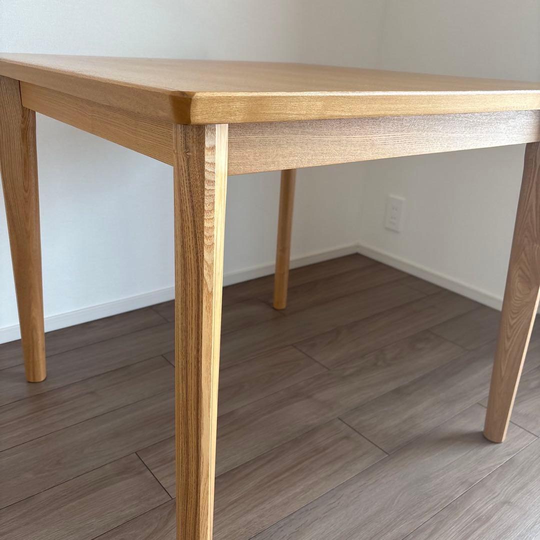 【マロン】ニトリ ダイニングテーブル(ロレイン5 80 LBR)