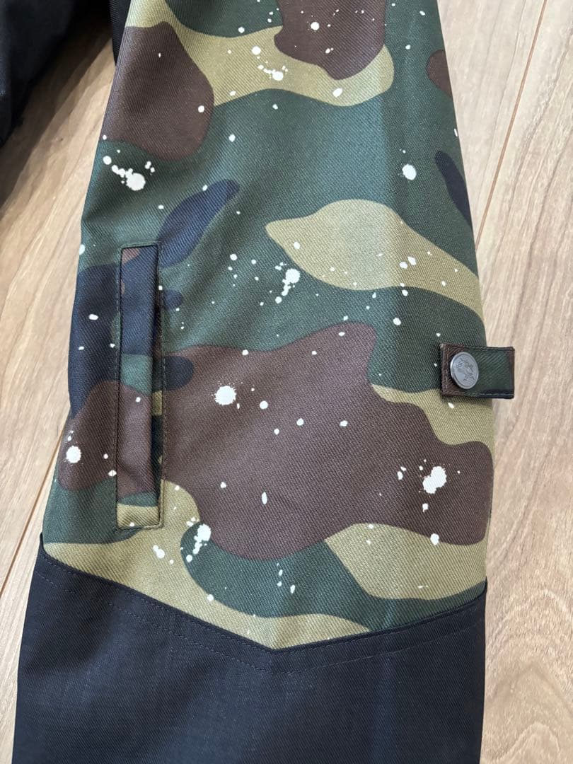 【PONTAPES】迷彩柄ジャケット・グレーパンツセット　XL