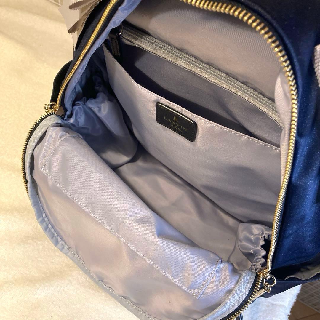 LANVIN en Bleuランバンオンブルー エコール リュック　ネイビー　L