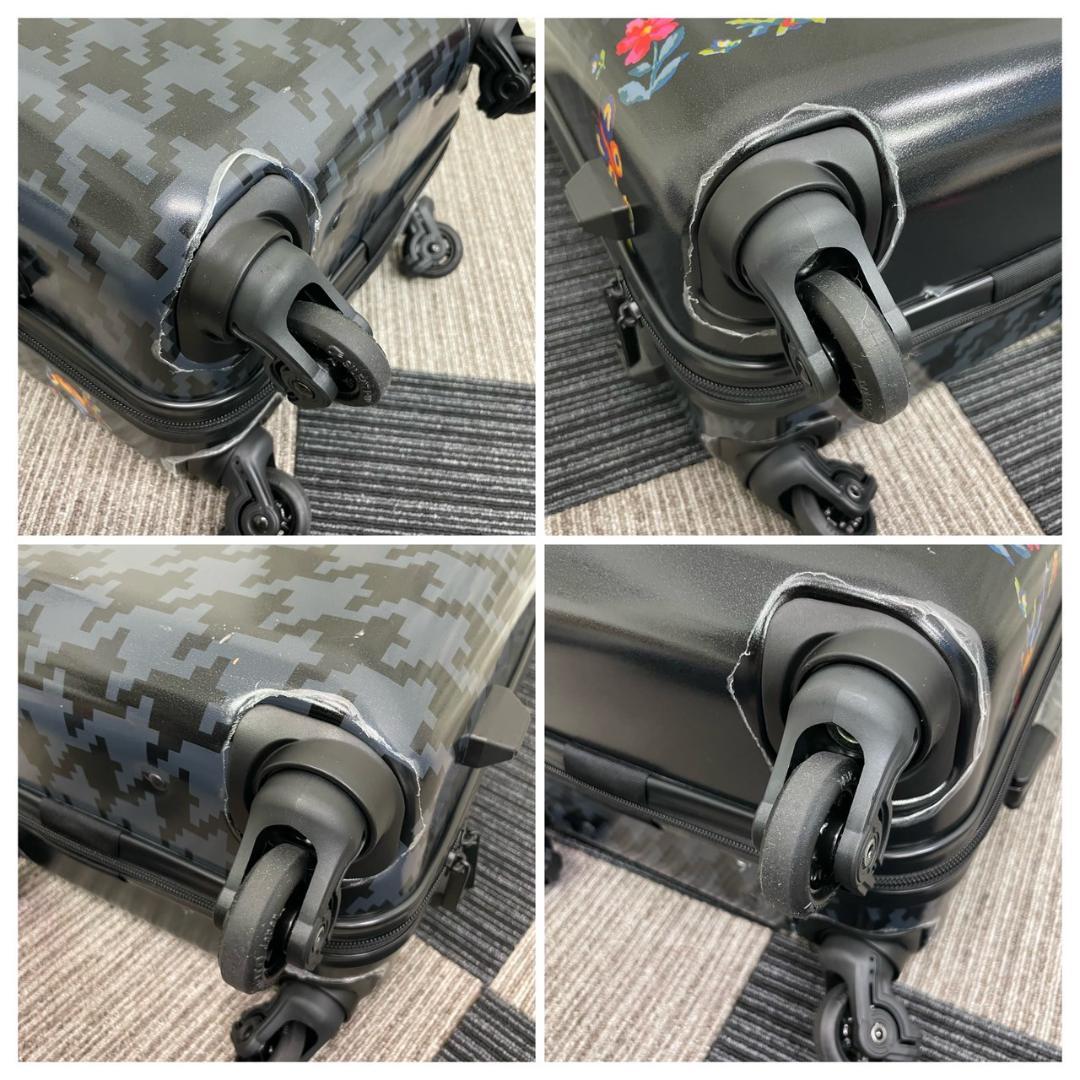 激レア FEILER フェイラー ハイジ ハードトロリー 四輪 キャリーケース