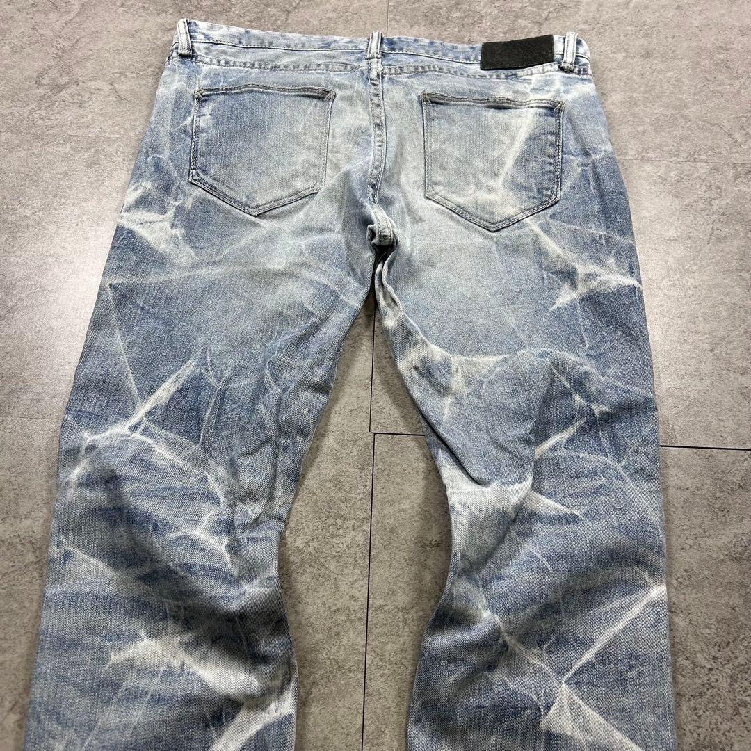 00s【FUGA】ダメージデニムパンツ/Y2K/鬼ヒゲ/opium/蜂の巣/お兄