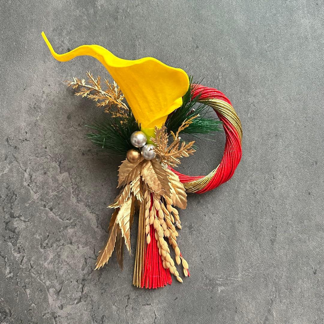 オメガ　オーダーページ 2025しめ縄　水引ミニお飾り　仏花