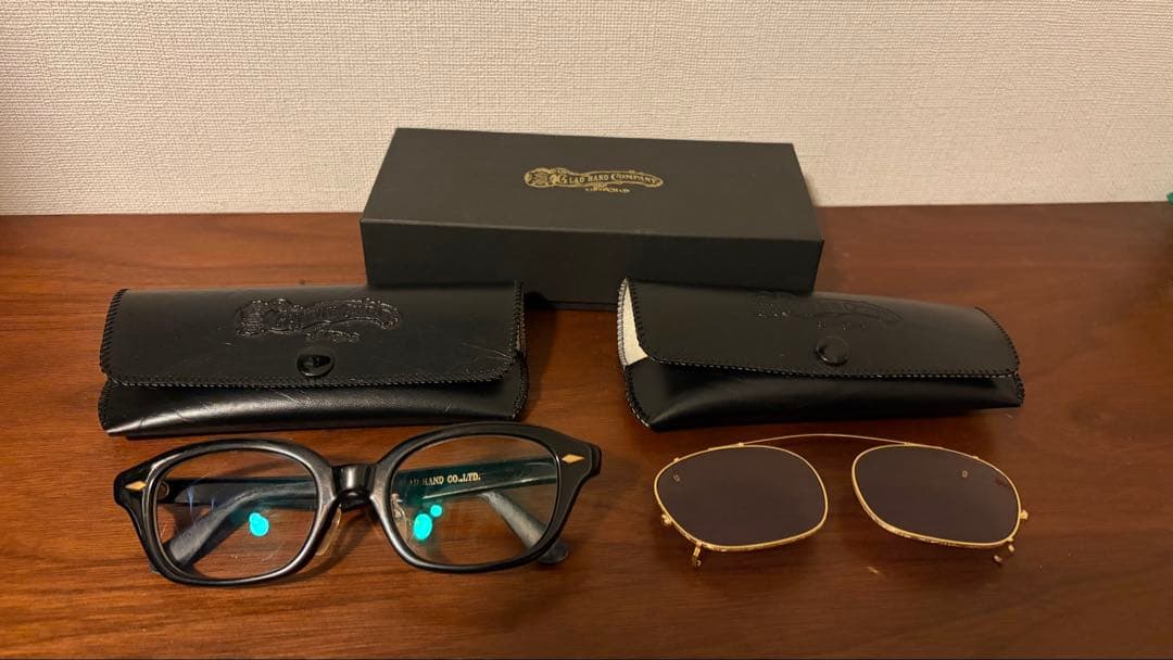 あふろ様専用GLAD HAND グラッドハンド 丹羽雅彦 メガネ クリップオン
