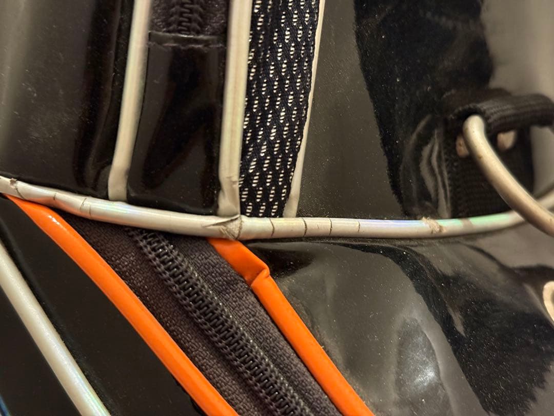 【希少・入手困難】 レザックス ジャイアンツ ゴルフ キャディバッグ エナメル