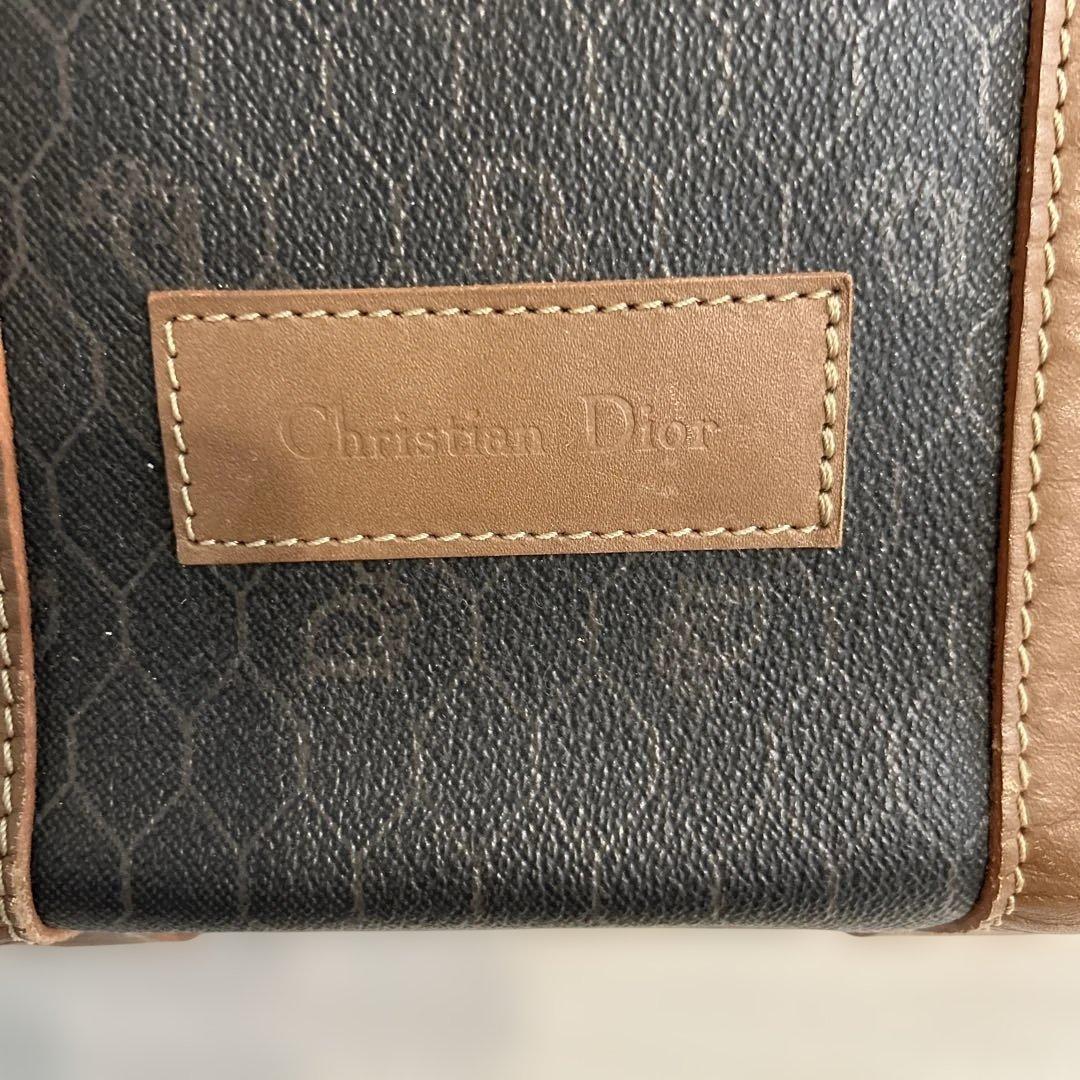 Christian Dior ボストンバッグ レザー ブラック