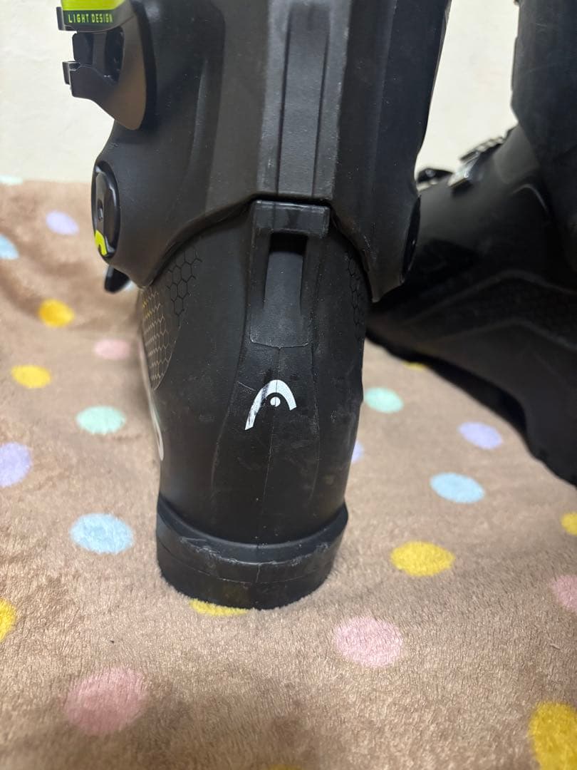 HEAD LYT 80 スキーブーツ ブラック/イエロー25cm〜25.5cm