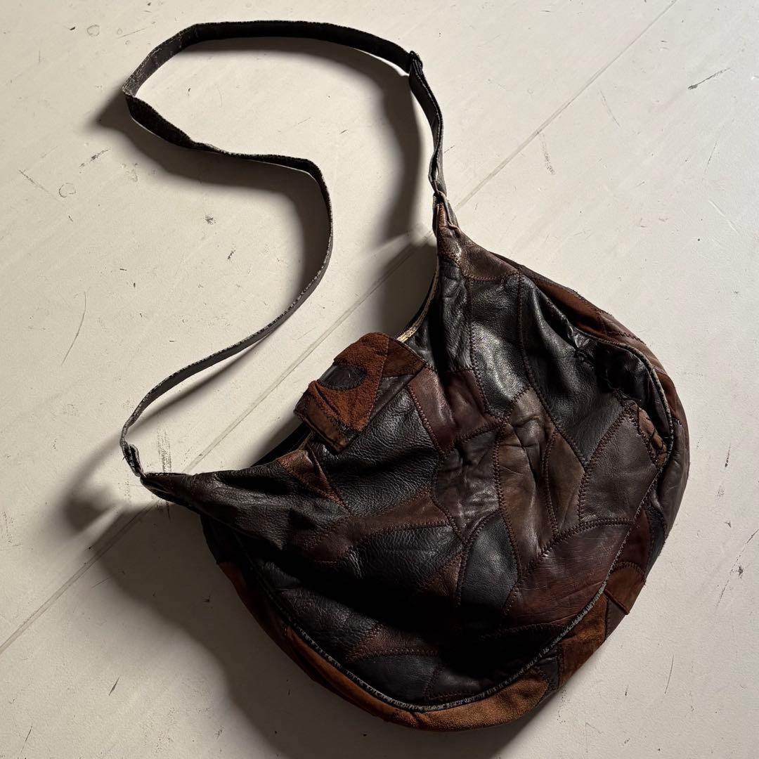 00's vintage 切り替え　ショルダーバッグ　アーカイブ　y2k