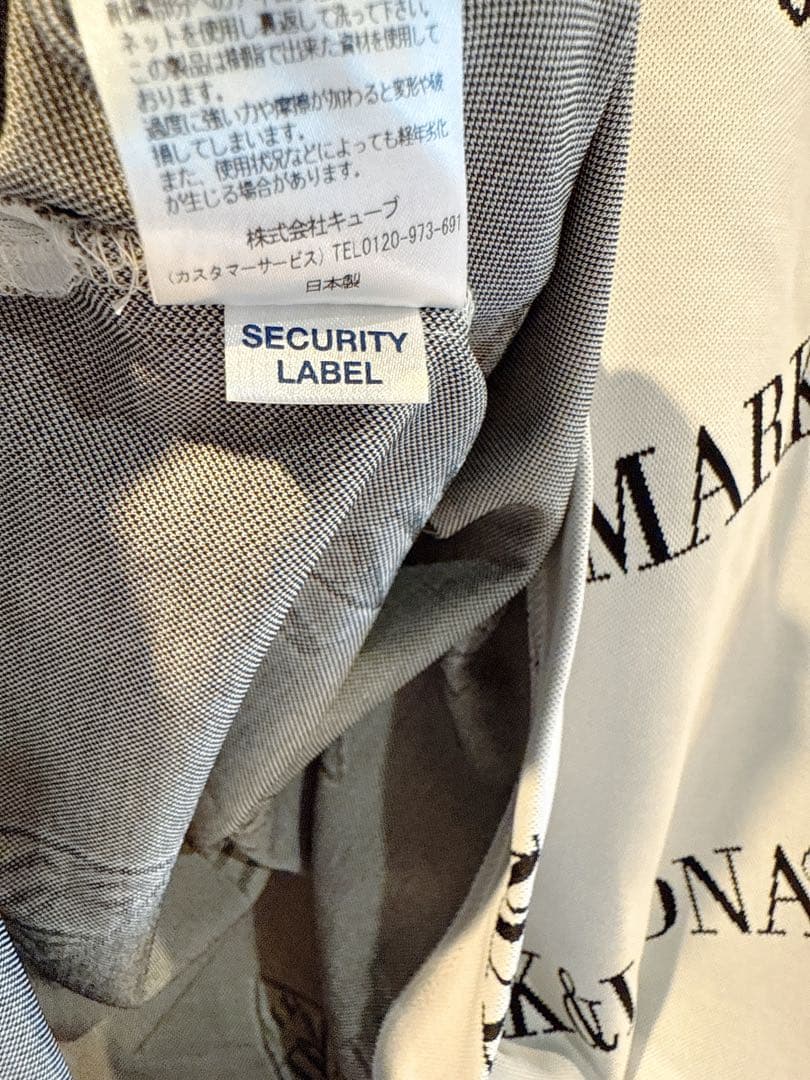 美品 ★ MARK&LONA コード ポロシャツ マーク&ロナ ホワイト 正規品