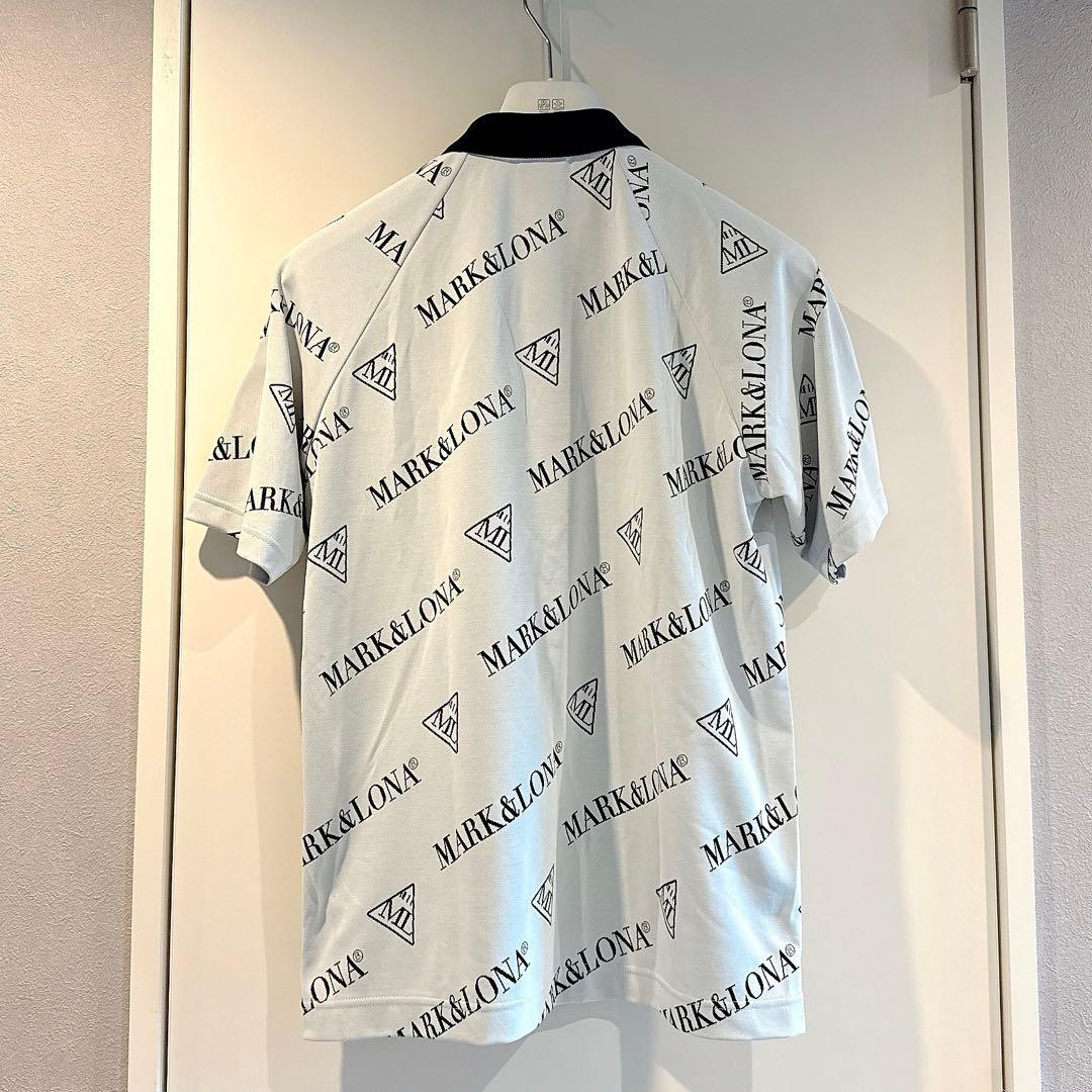 美品 ★ MARK&LONA コード ポロシャツ マーク&ロナ ホワイト 正規品